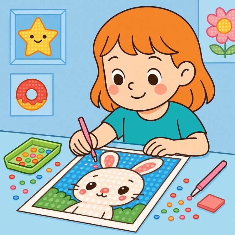 Диамантени гоблени за деца: Творчество с блясък и 100% забавление